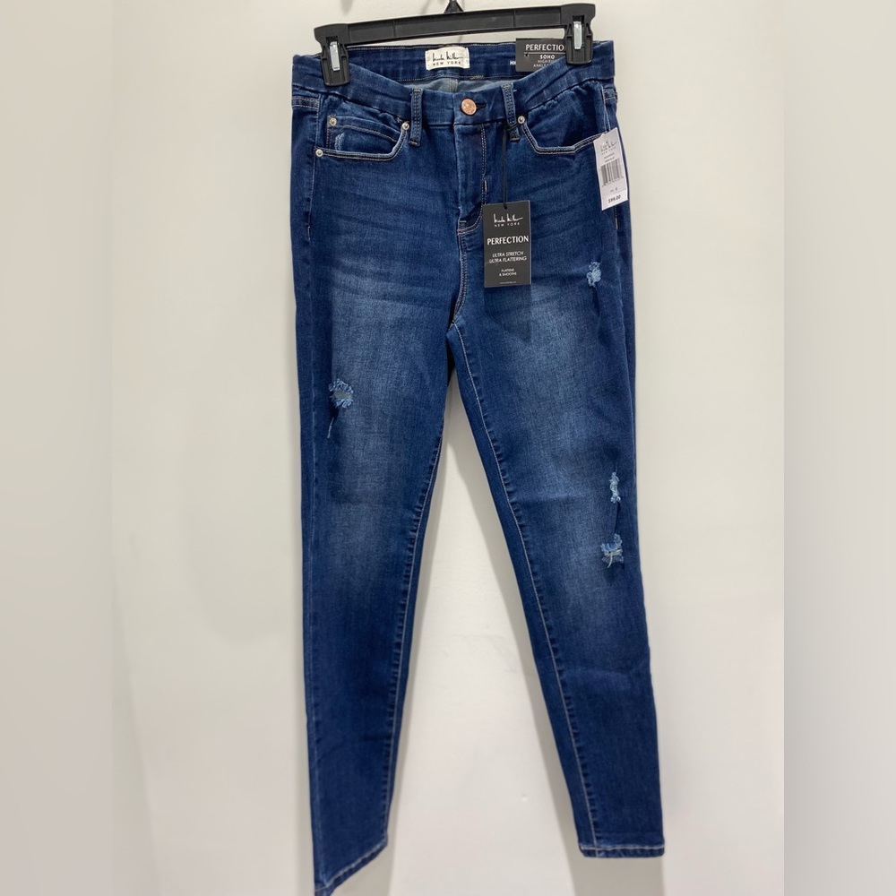 Nicole Miller SOHO Ultra Stretch Perfection High Rise Skinny Jeans NWT 4